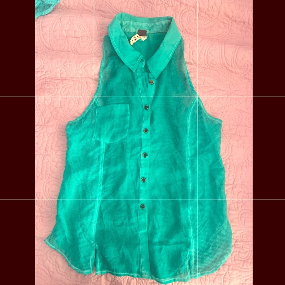 Free people collared tank